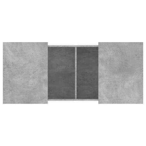 Sofabord 80x55x40 cm konstrueret træ betongrå