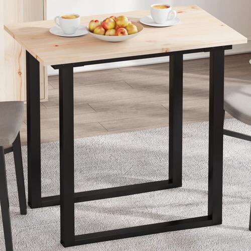 Bordplade 80x50x1,7 cm rektangulær massivt fyrretræ