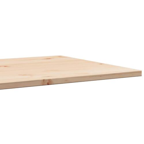 Bordplade 80x50x1,7 cm rektangulær massivt fyrretræ
