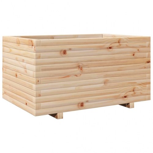 Plantekasse i massivt fyrretræ 90 x 60 x 49,5 cm