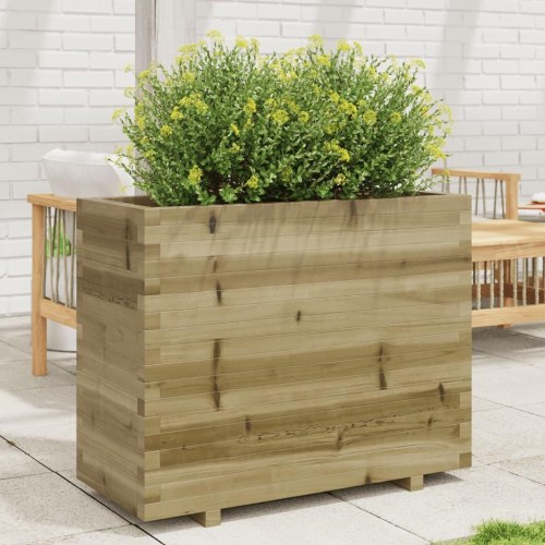 Plantekasse 90x40x72,5 cm imprægneret fyrretræ