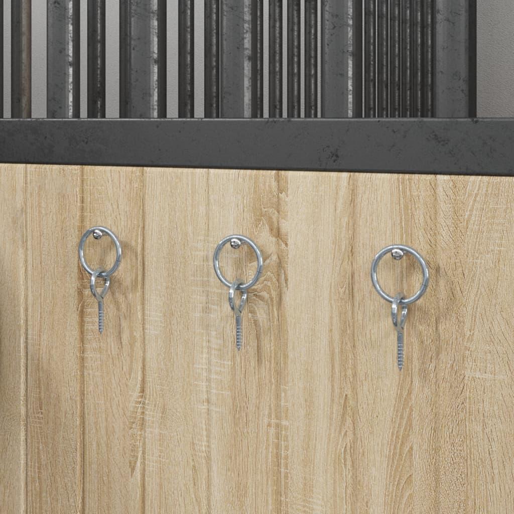 Opbindingsring med skruer 3 stk. stål sølvfarvet