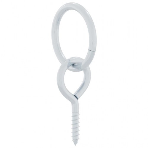 Opbindingsring med skruer 3 stk. stål sølvfarvet