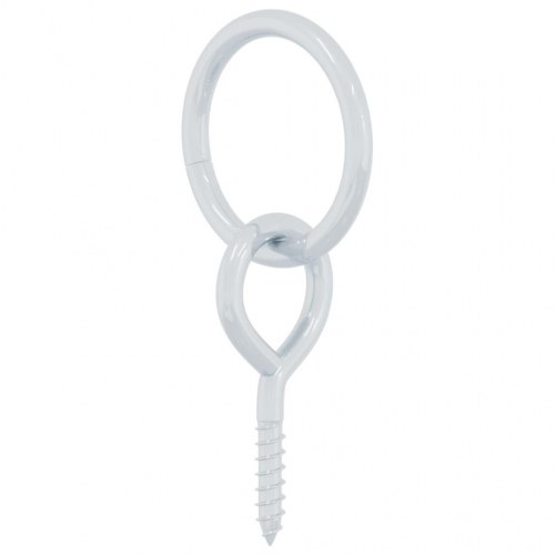 Opbindingsring med skruer 3 stk. stål sølvfarvet