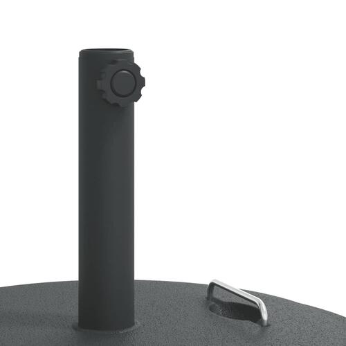 Parasolfod med håndtag til Ø38/48 mm stænger 25 kg rund