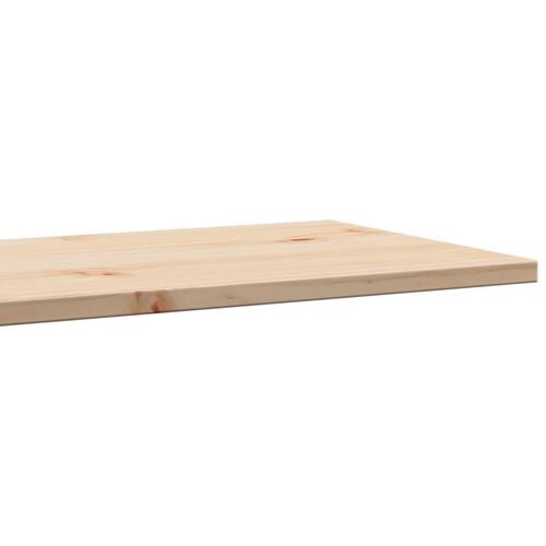 Bordplader 2 stk. 80x40x1,7 cm rektangulær massivt fyrretræ