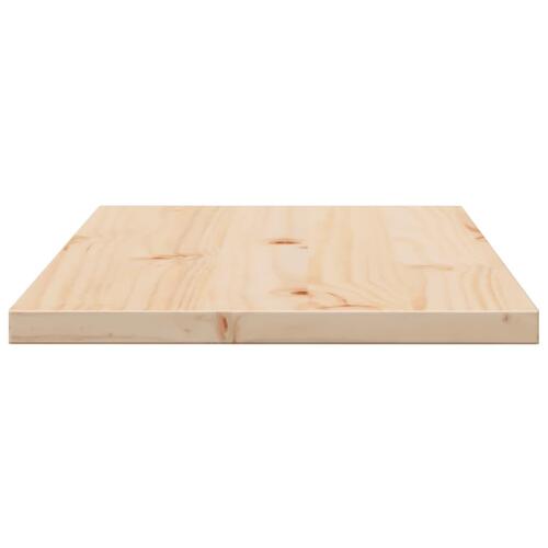 Bordplader 2 stk. 80x40x2,5 cm rektangulær massivt fyrretræ