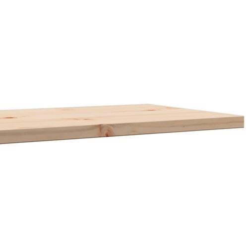 Bordplader 2 stk. 80x40x2,5 cm rektangulær massivt fyrretræ