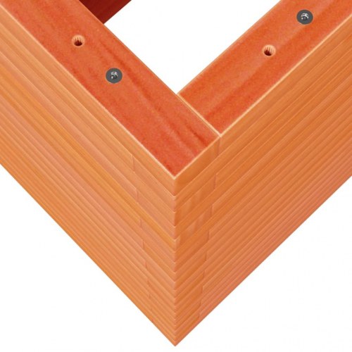 Plantekasse i massivt fyrretræ 90 x 40 x 68,5 cm - gyldenbrun