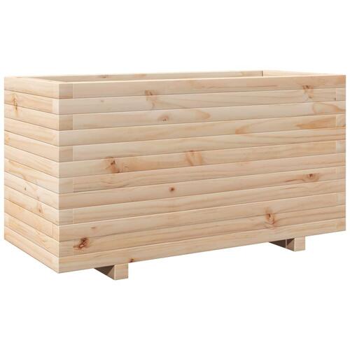 Plantekasse 90x40x49,5 cm massivt fyrretræ