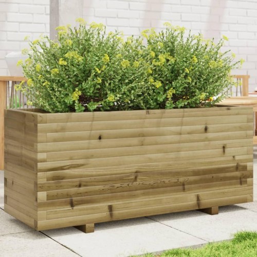Plantekasse 110x40x49,5 cm imprægneret fyrretræ