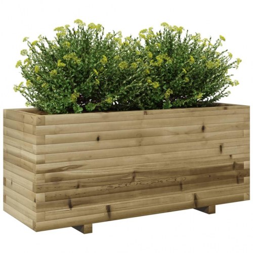 Plantekasse 110x40x49,5 cm imprægneret fyrretræ