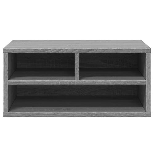 Printerstativ 49x40x22,5 cm konstrueret træ grå sonoma-eg