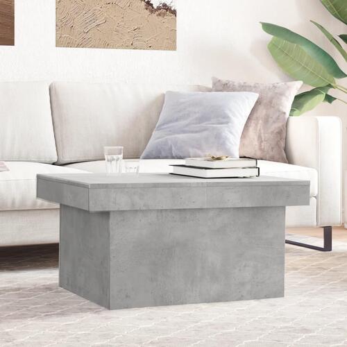 Sofabord 100x55x40 cm konstrueret træ betongrå