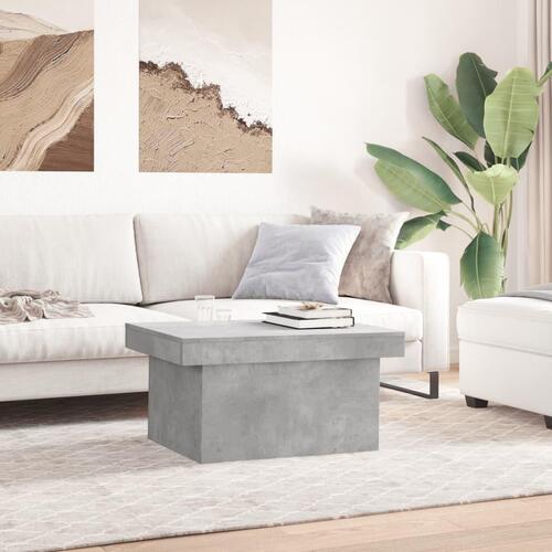 Sofabord 100x55x40 cm konstrueret træ betongrå