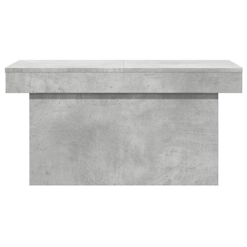 Sofabord 100x55x40 cm konstrueret træ betongrå