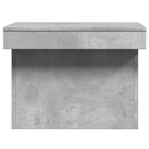 Sofabord 100x55x40 cm konstrueret træ betongrå