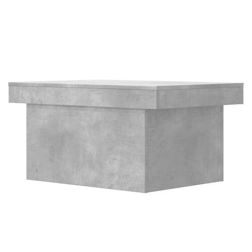 Sofabord 100x55x40 cm konstrueret træ betongrå