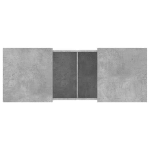 Sofabord 100x55x40 cm konstrueret træ betongrå