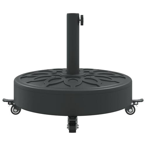 Parasolfod med hjul til Ø38/48 mm stænger 27 kg rund