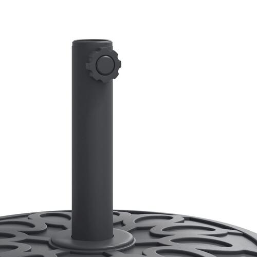 Parasolfod Ø38/48 mm stænger 12 kg rund