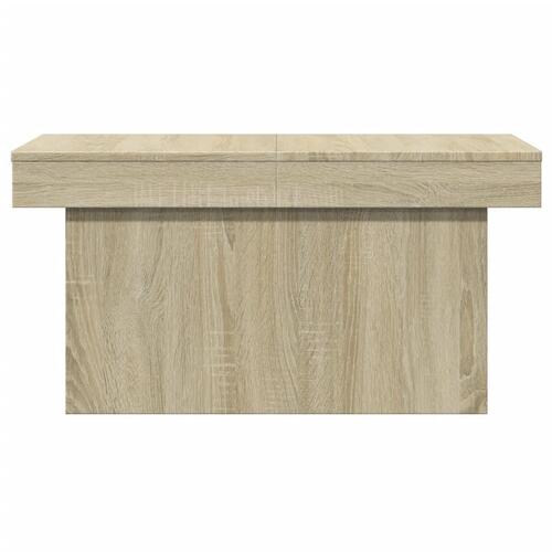 Sofabord 80x55x40 cm konstrueret træ sonoma-eg