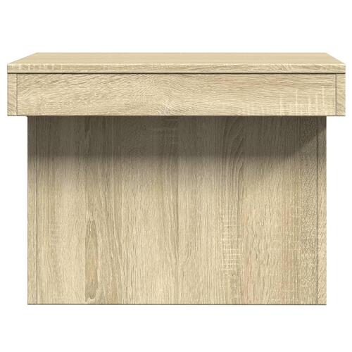 Sofabord 80x55x40 cm konstrueret træ sonoma-eg