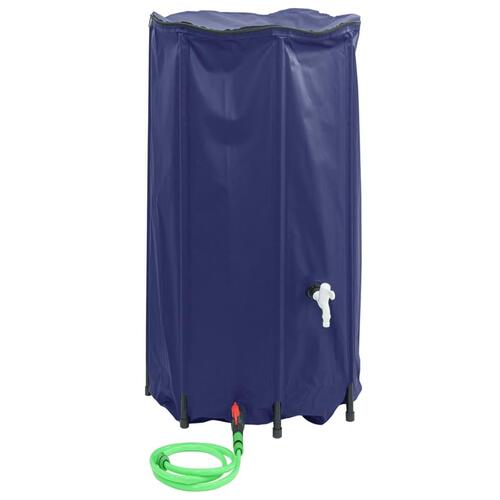 Vandtank med hane sammenfoldelig 380 l PVC
