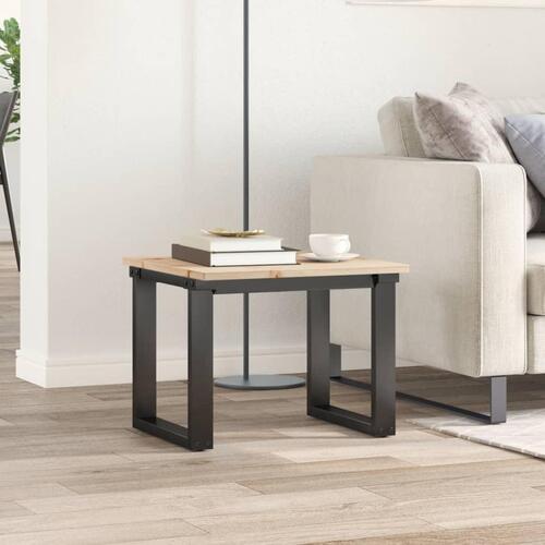 Bordplade 50x50x1,7 cm firkantet massivt fyrretræ