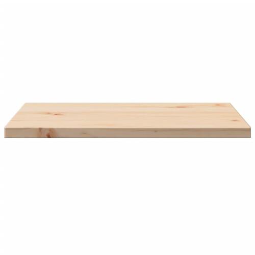 Bordplade 50x50x1,7 cm firkantet massivt fyrretræ