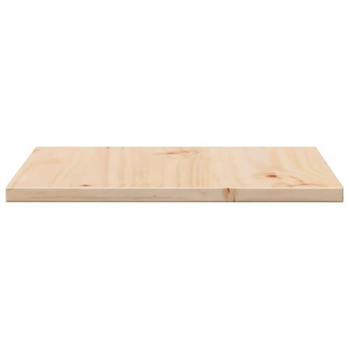 Bordplade 50x50x1,7 cm firkantet massivt fyrretræ