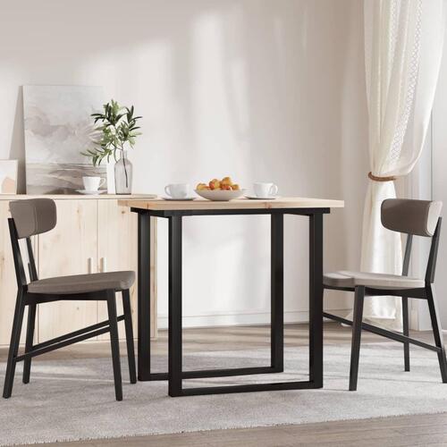 Bordplade 80x50x2,5 cm rektangulær massivt fyrretræ