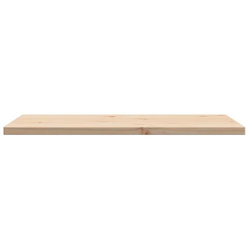 Bordplade 80x50x2,5 cm rektangulær massivt fyrretræ