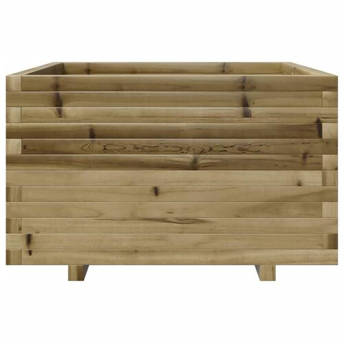 Plantekasse 80x80x49,5 cm imprægneret fyrretræ