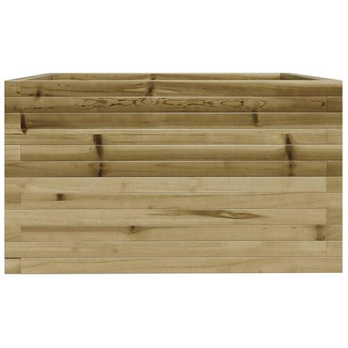 Plantekasse 80x80x49,5 cm imprægneret fyrretræ