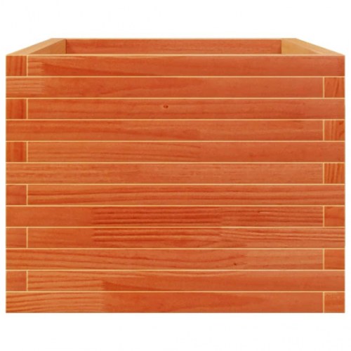 Plantekasse 110 x 60 x 49,5 cm i massivt fyrretræ - gyldenbrun