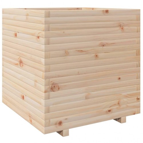 Plantekasse 70x70x72,5 cm massivt fyrretræ
