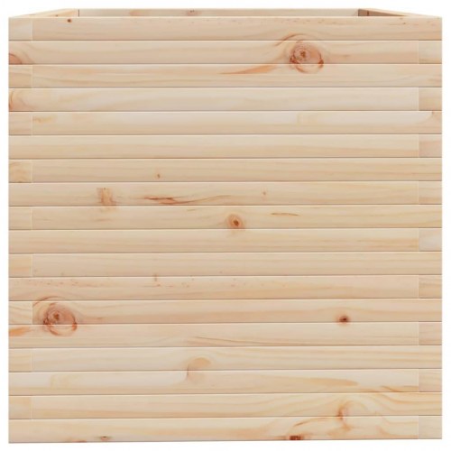 Plantekasse 70x70x72,5 cm massivt fyrretræ