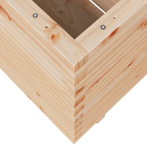Plantekasse 70x70x72,5 cm massivt fyrretræ