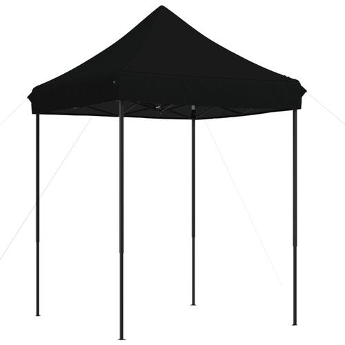 Pop op-festtelt 200x200x306 cm foldbart sort