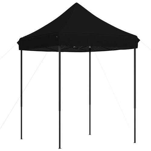 Pop op-festtelt 200x200x306 cm foldbart sort