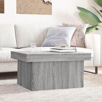 Sofabord 100x55x40 cm konstrueret træ grå sonoma-eg