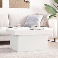 Sofabord 80x55x40 cm konstrueret træ hvid