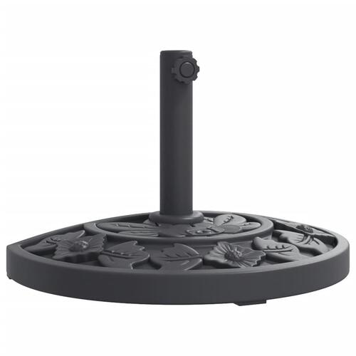 Parasolfod Ø38/48 mm stænger 9 kg halvrund