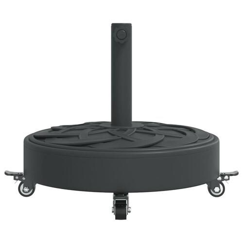 Parasolfod med hjul til Ø38/48 mm stænger 27 kg rund