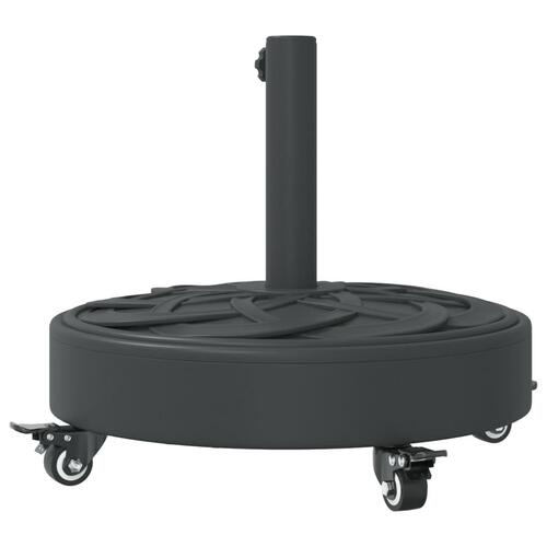 Parasolfod med hjul til Ø38/48 mm stænger 27 kg rund
