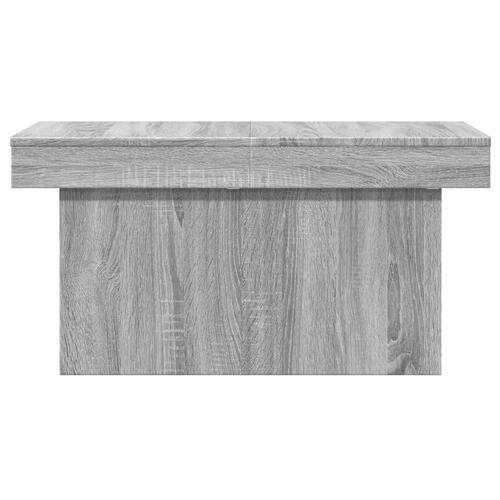 Sofabord 80x55x40 cm konstrueret træ grå sonoma-eg