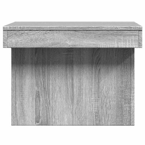 Sofabord 80x55x40 cm konstrueret træ grå sonoma-eg