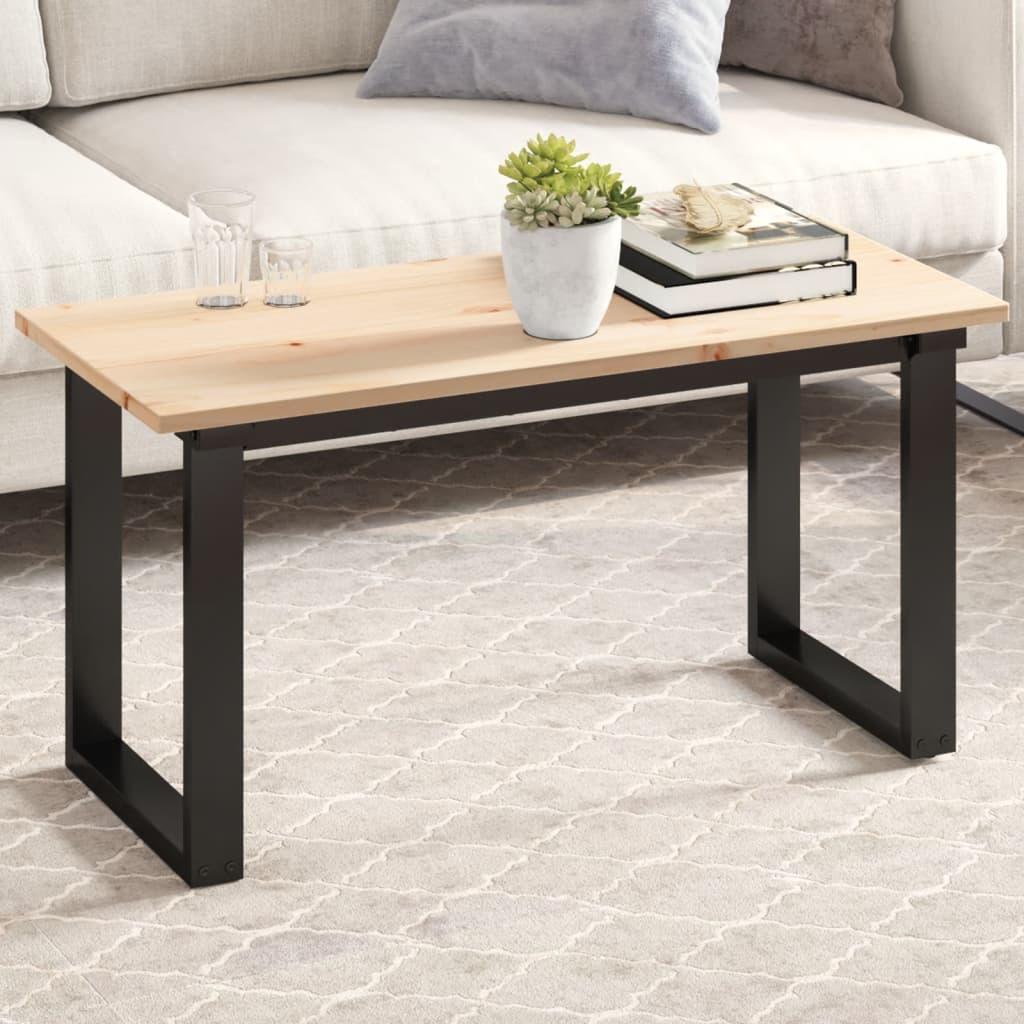 Bordplade 90x40x1,7 cm rektangulær massivt fyrretræ