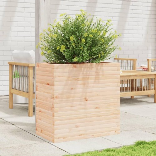 Plantekasse 70x40x68,5 cm massivt fyrretræ